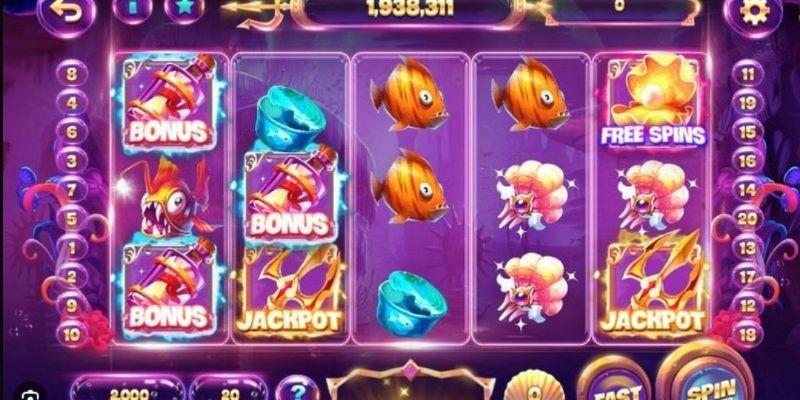 Các tính năng trong game slot Thủy Cung