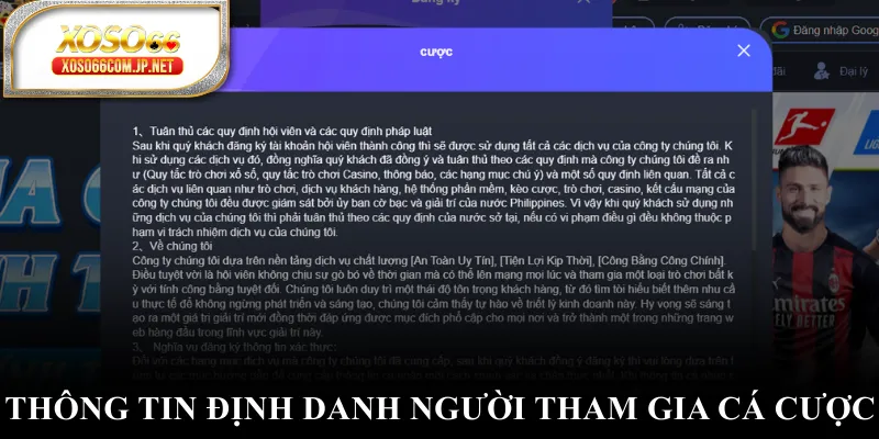 Quy định an toàn hồ sơ cho thành viên